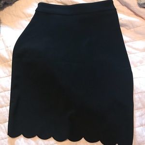 Black pencil skirt